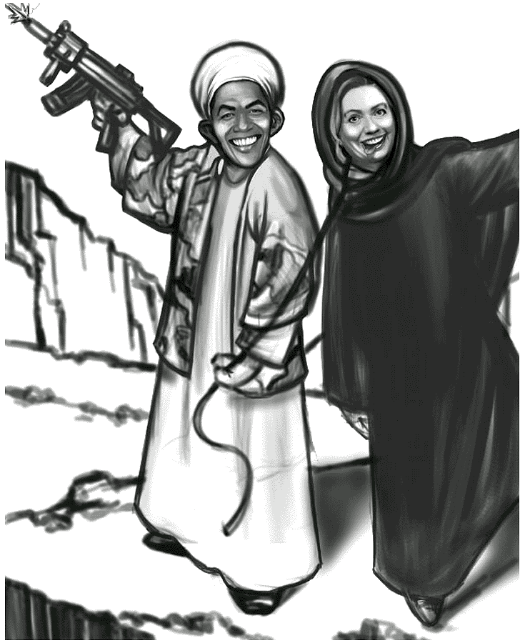 obama bin laden. the word “Obama Bin Laden.